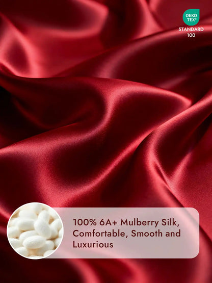25Momme Mulberry Silk Seamless Duvet Cover (WITHOUT PILLOWCASES)