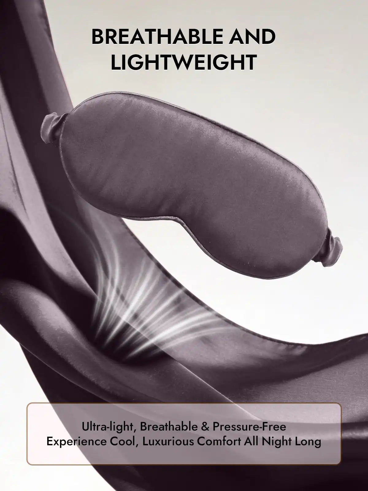 Clearance - 100% Mulberry Silk Eye Mask With Elastic Band