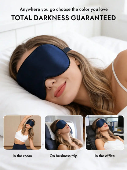 100% Mulberry Silk Elastic Band Sleep Eye Mask
