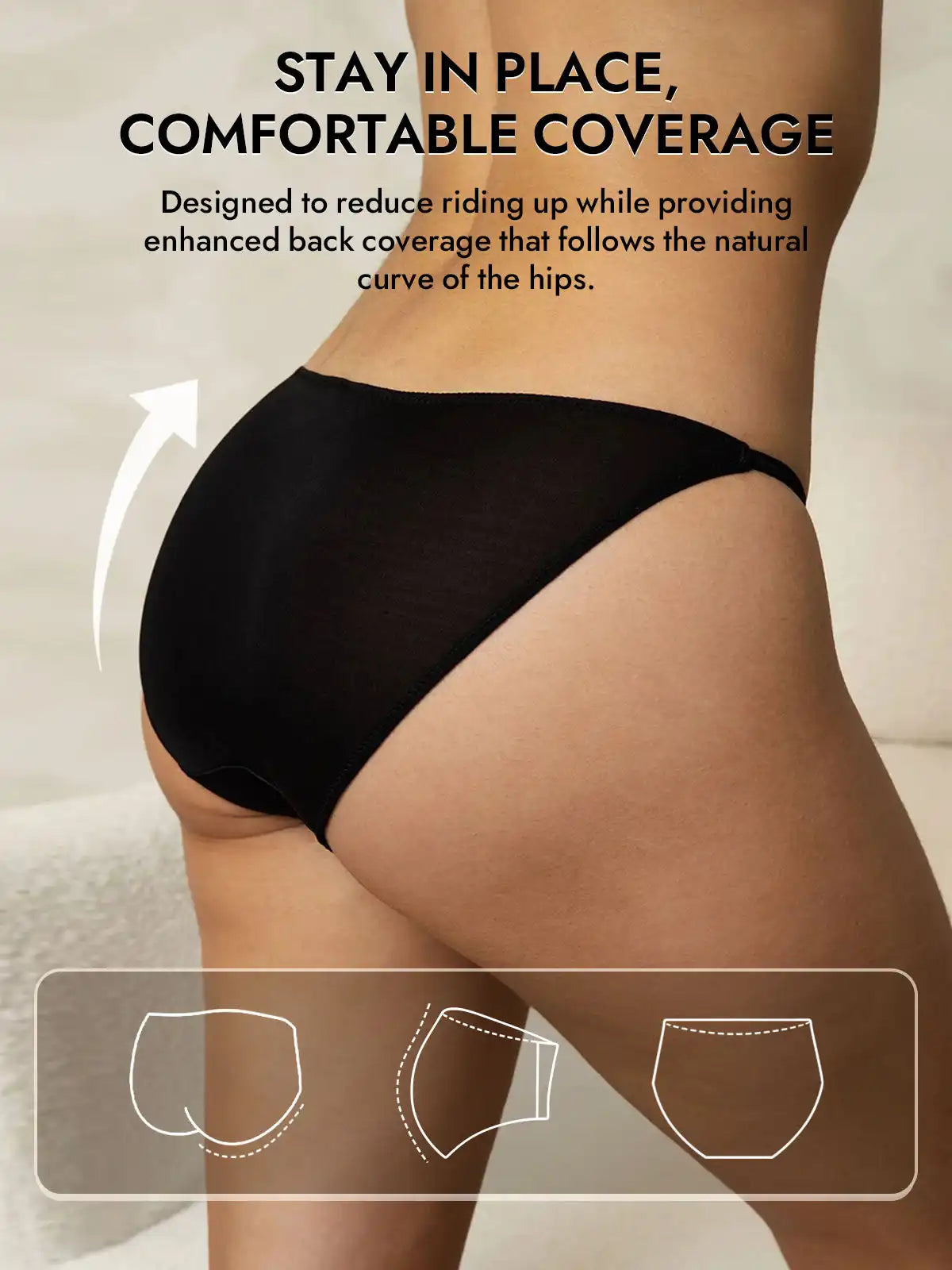 19Momme Silk Low-Waist String Brief Panty
