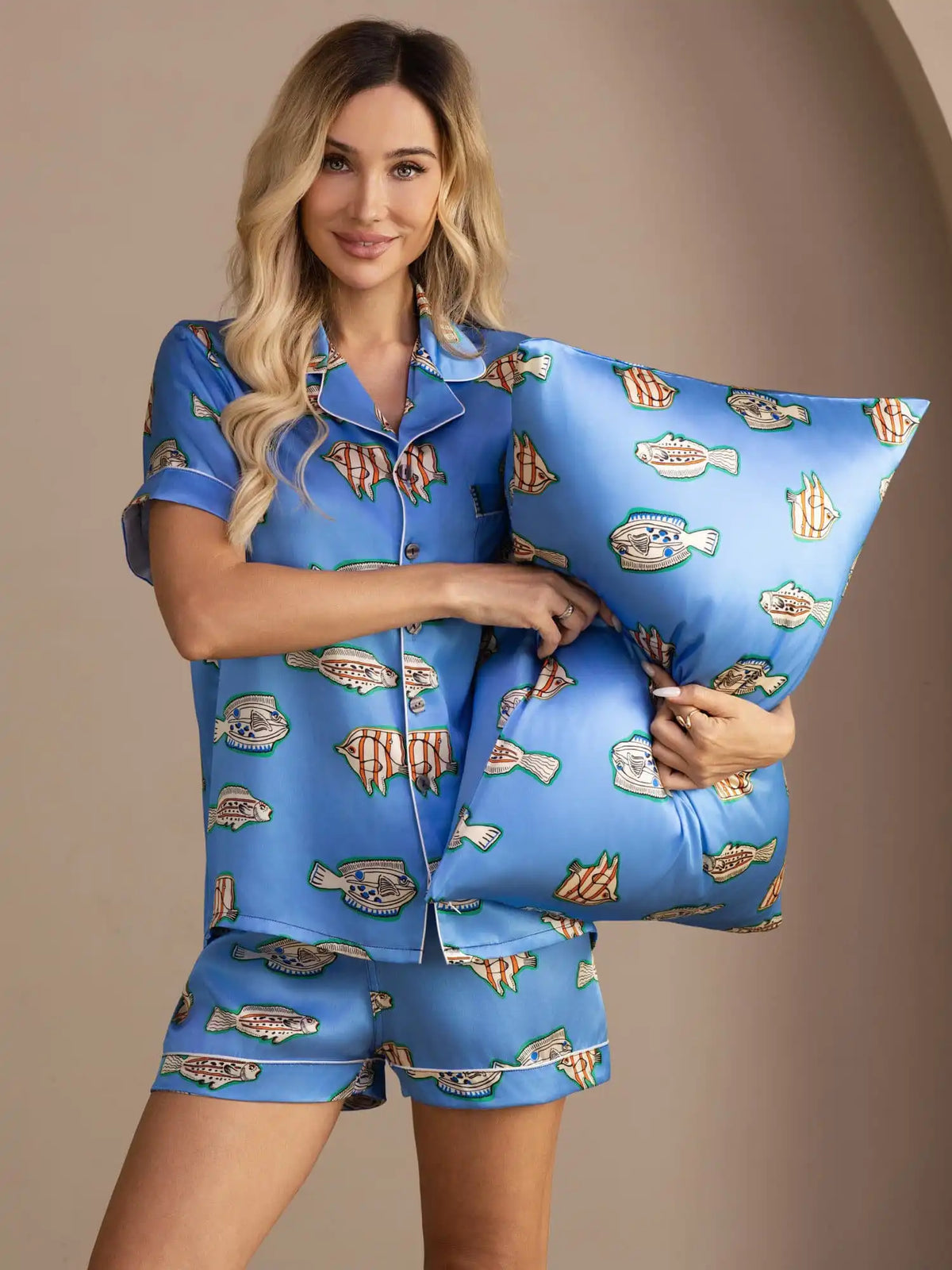 19 Momme Artistic Printed 100% Mulberry Silk Pillowcase – Envelope Closure