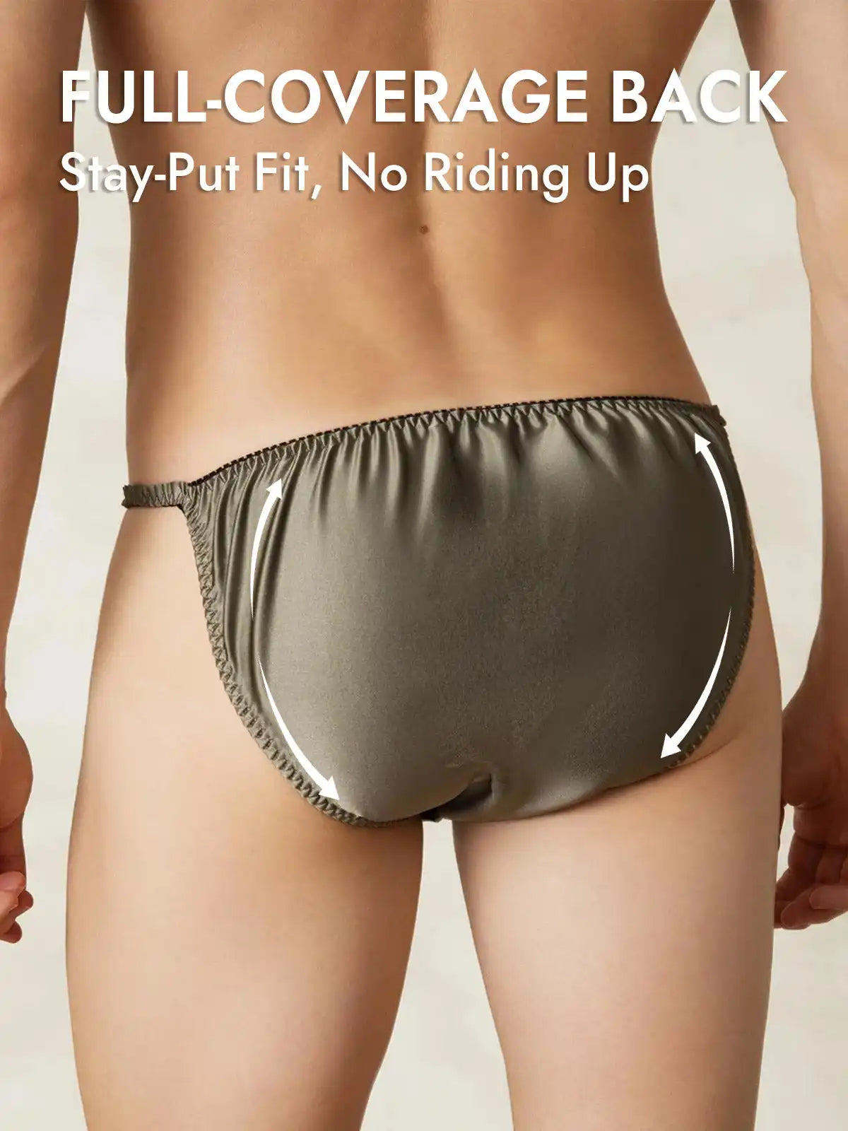 100% Mulberry Silk String Men's Underwear