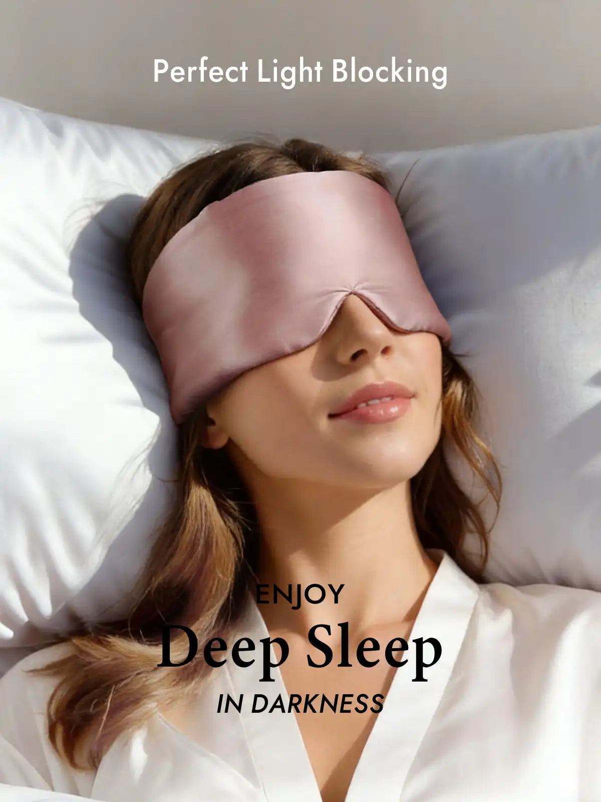 Elegant One Piece 100% Mulberry Silk Sleep Eye Mask