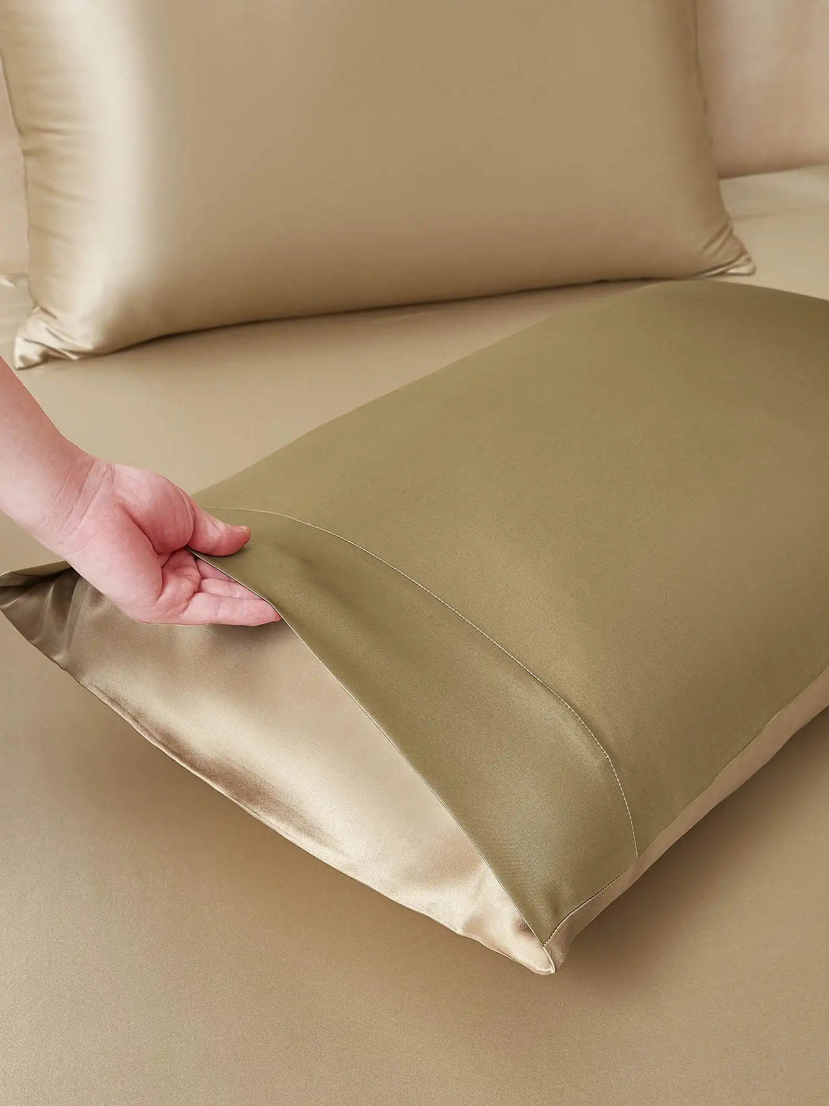 22Momme 3Pcs Silk Set Fitted Sheet+2x Pillowcases