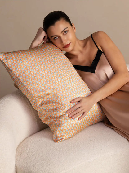 19 Momme Artistic Printed 100% Mulberry Silk Pillowcase – Envelope Closure