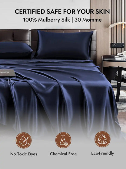 2Pcs 30Momme 100% Silk Pillowcases Bundle- Hidden Zipper
