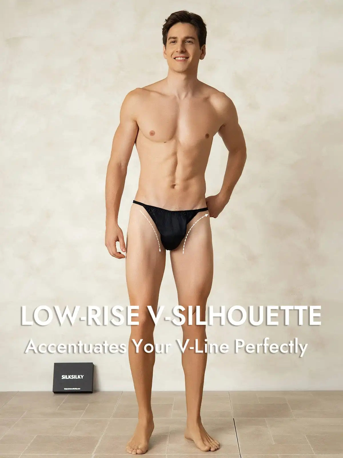 100% Mulberry Silk String Men's Underwear