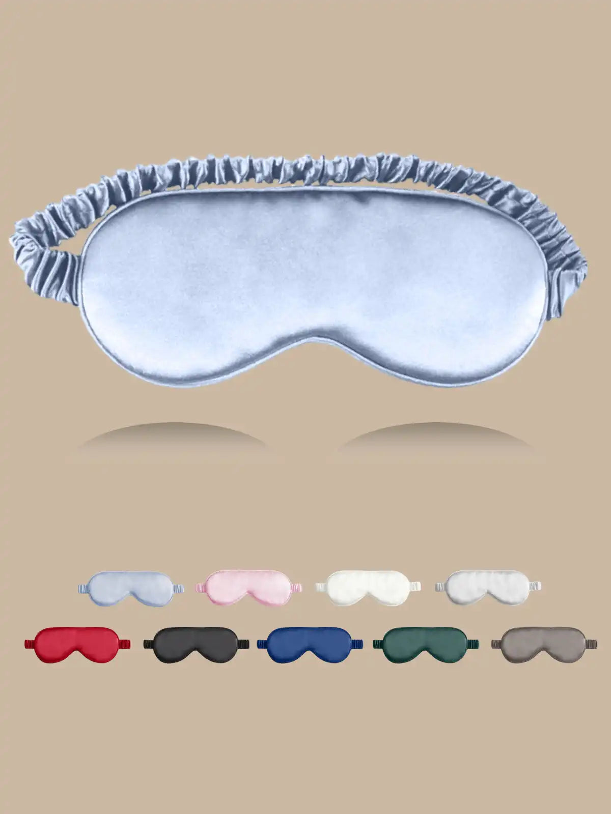 100% Mulberry Silk Sleep Eye Mask with Elastic Band
