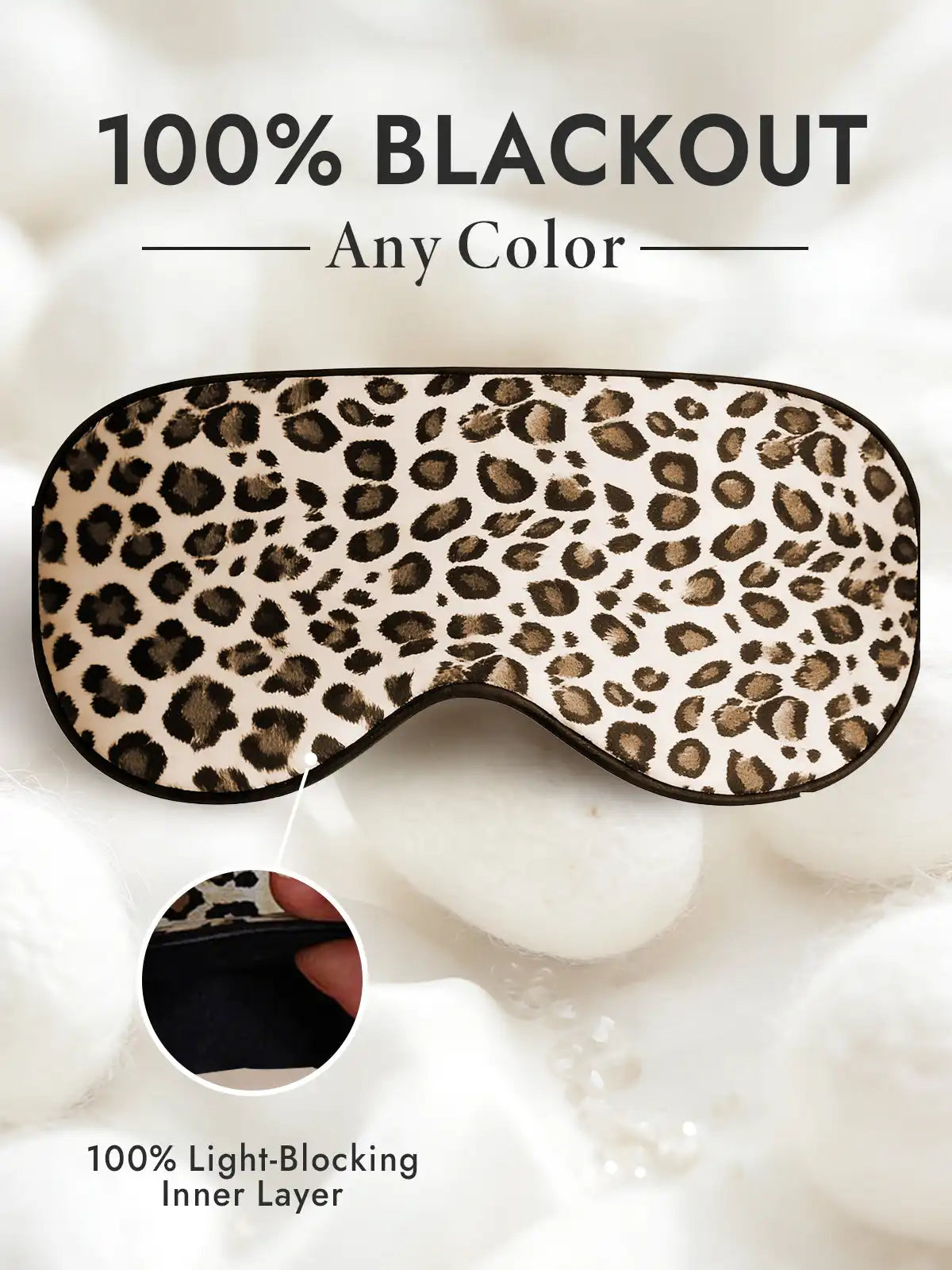 100% Mulberry Silk Elastic Band Sleep Eye Mask
