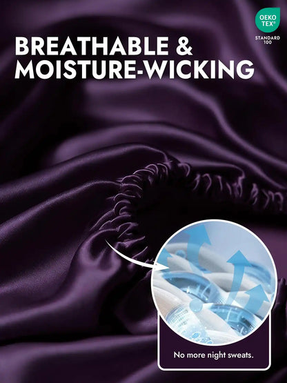 25Momme Mulberry Silk Seamless Fitted Sheet