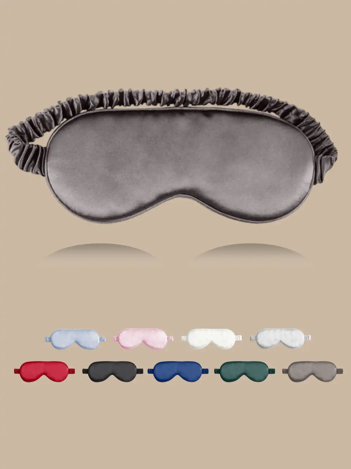 100% Mulberry Silk Sleep Eye Mask with Elastic Band