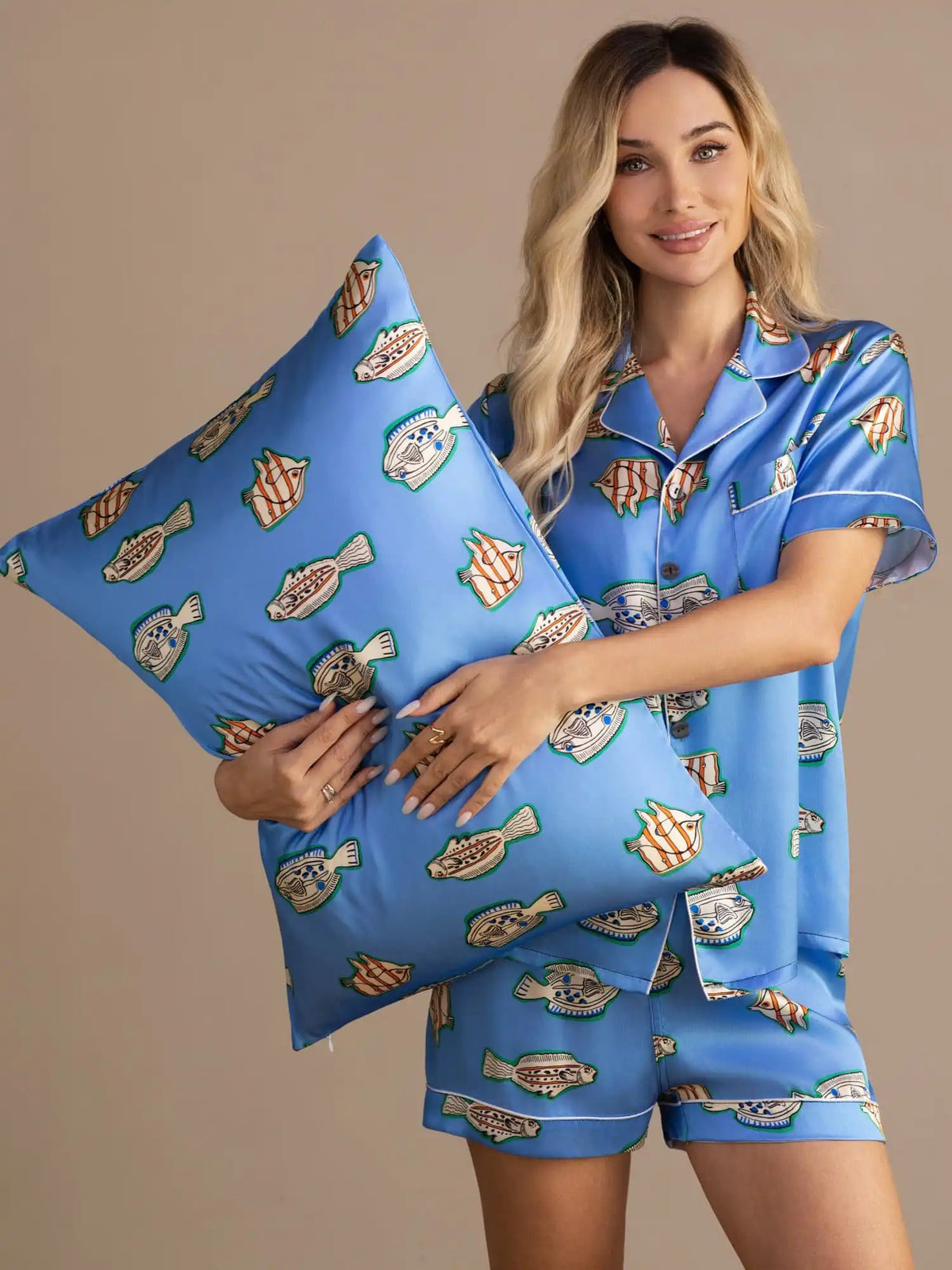 19 Momme Artistic Printed 100% Mulberry Silk Pillowcase – Envelope Closure
