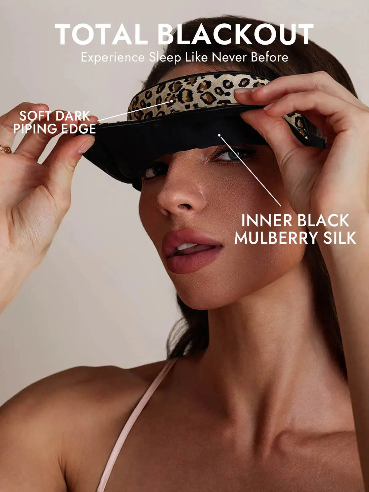100% Mulberry Silk Elastic Band Sleep Eye Mask