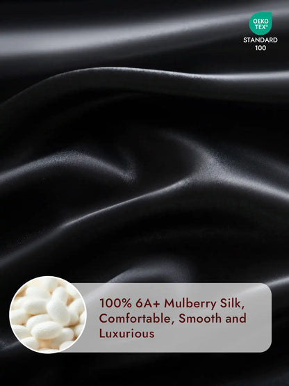 25Momme Mulberry Silk Seamless Duvet Cover (WITHOUT PILLOWCASES)
