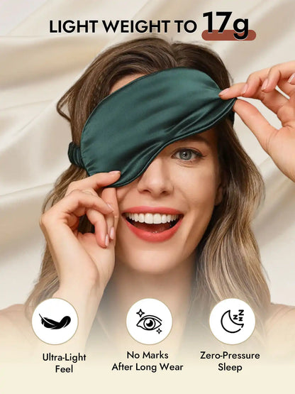 100% Mulberry Silk Sleep Eye Mask with Elastic Band