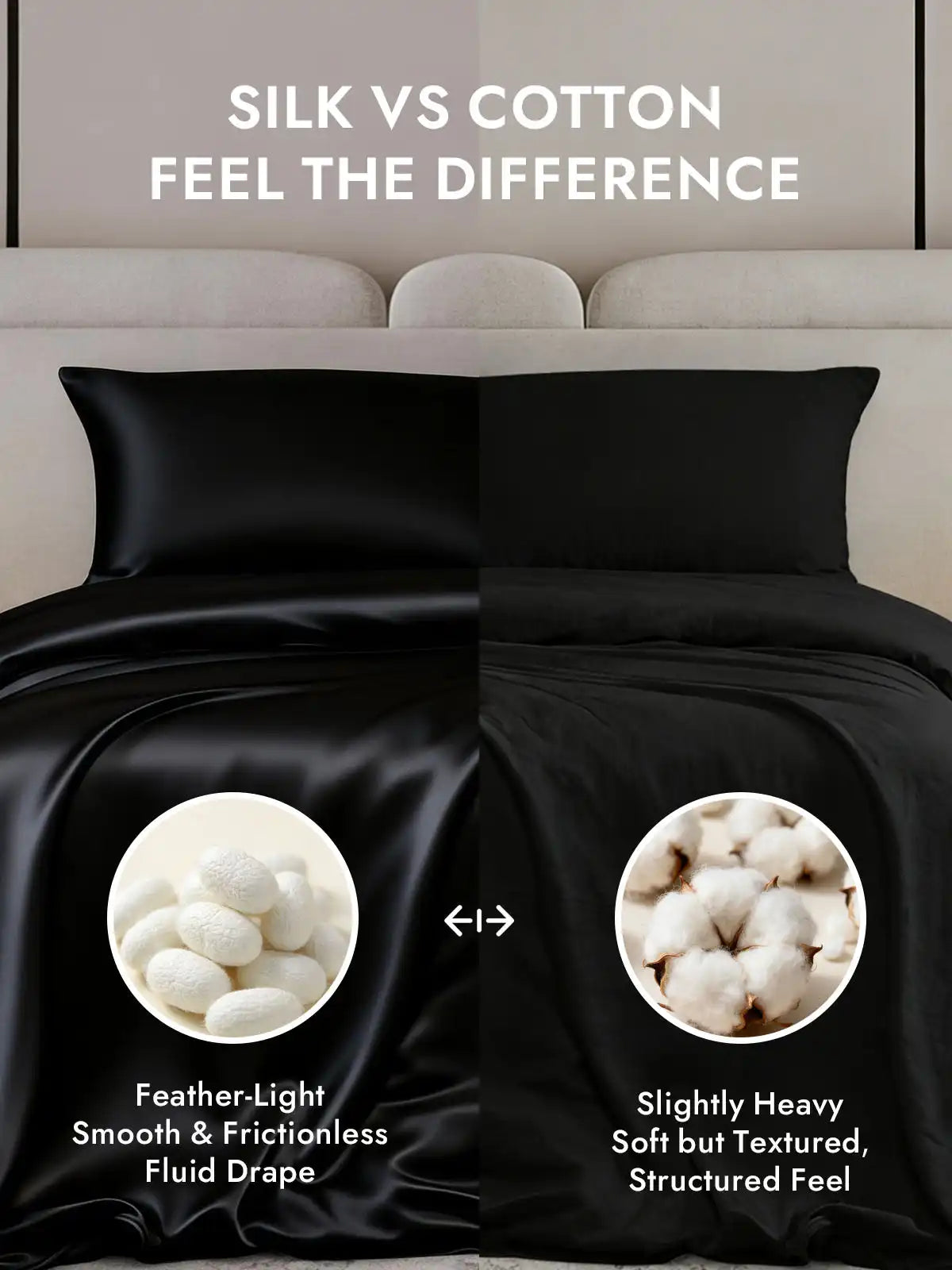 25Momme Mulberry Silk Seamless Duvet Cover (WITHOUT PILLOWCASES)