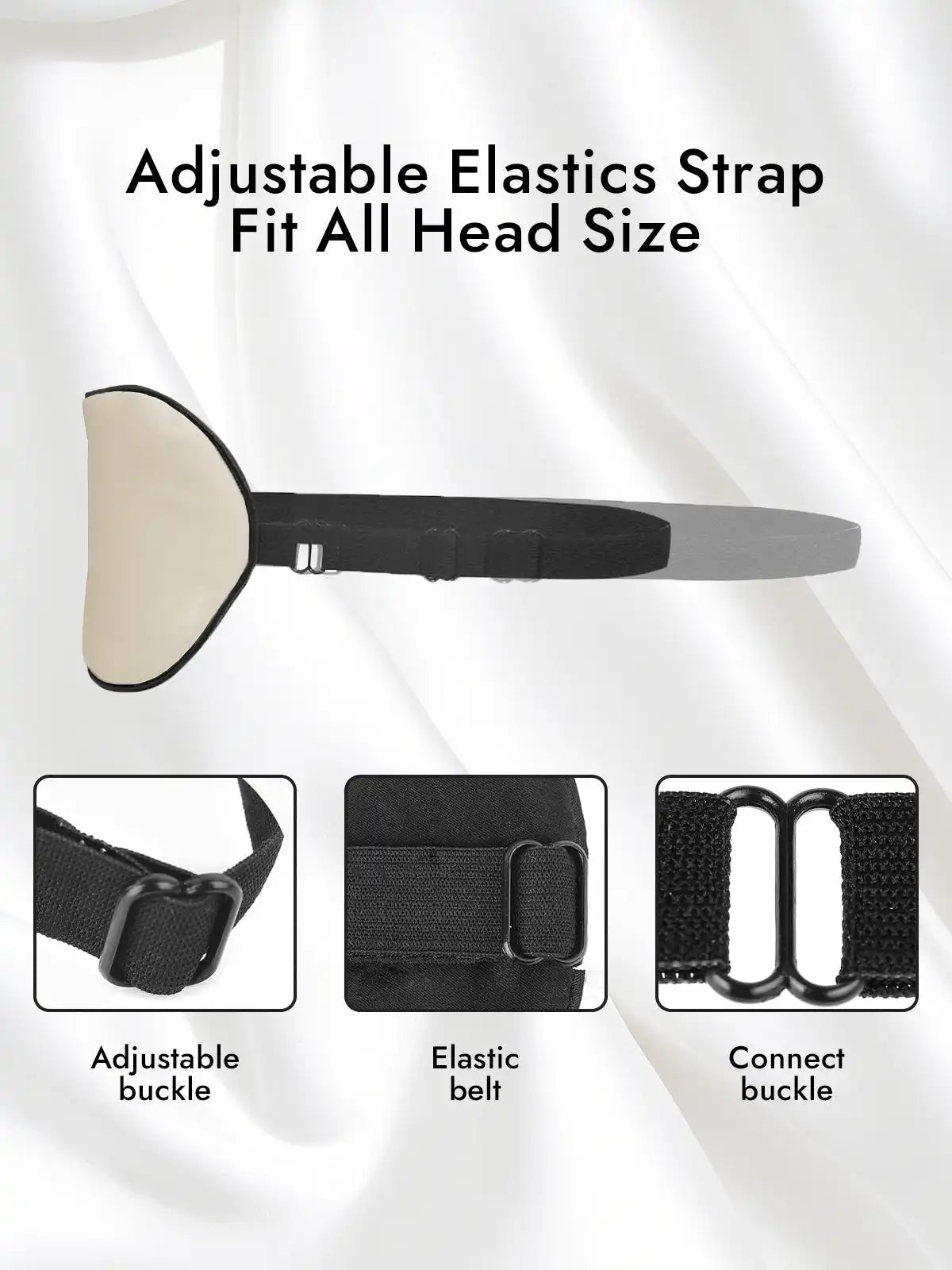 100% Mulberry Silk Elastic Band Sleep Eye Mask