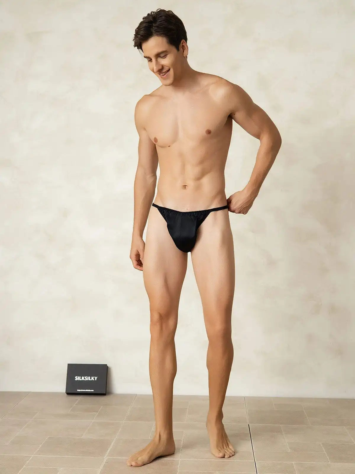 100% Mulberry Silk String Men's Underwear