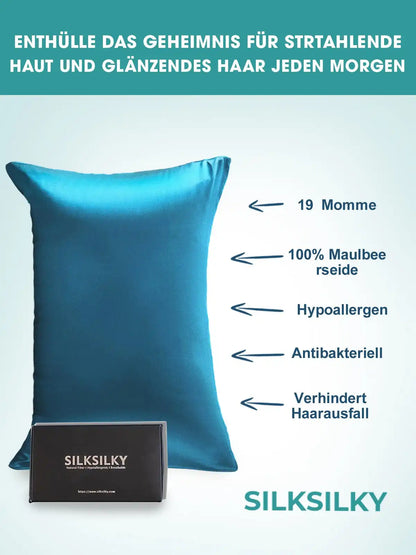 2Pcs 19Momme 100% Mulberry Silk Pillowcases Bundle - Envelope