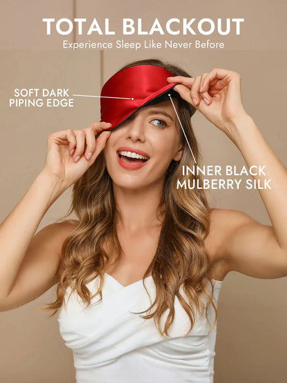 100% Mulberry Silk Elastic Band Sleep Eye Mask