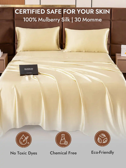 2Pcs 30Momme 100% Silk Pillowcases Bundle- Hidden Zipper
