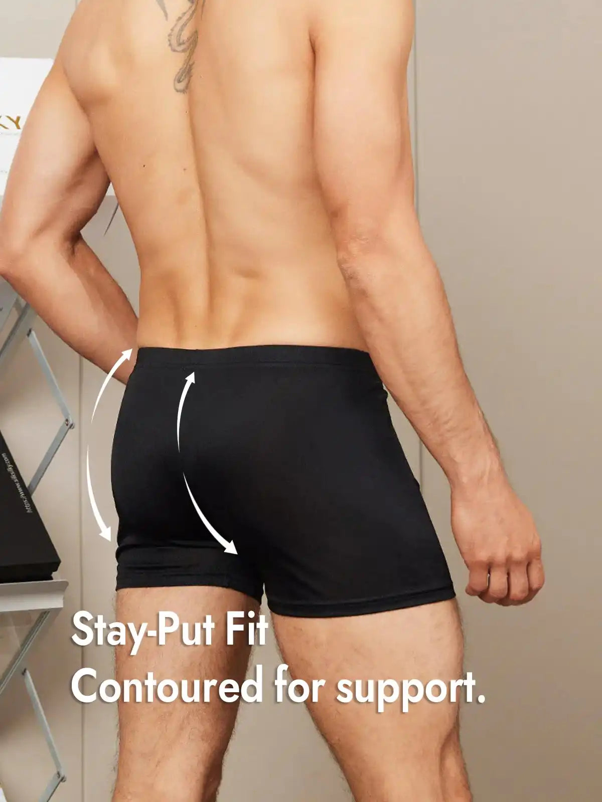 100% Mulberry Silk Mens Underwear with Front Opening