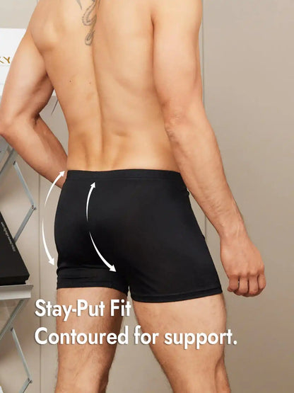 100% Mulberry Silk Mens Underwear with Front Opening