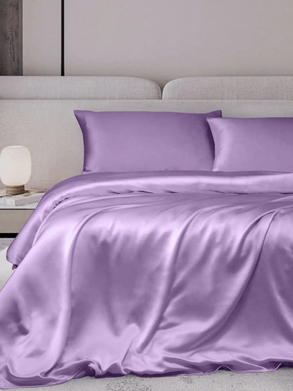 19Momme 3Pcs Silk Set Duvet Cover+2x Pillowcases