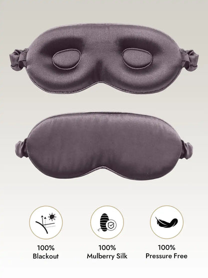 Clearance - 100% Mulberry Silk Eye Mask With Elastic Band