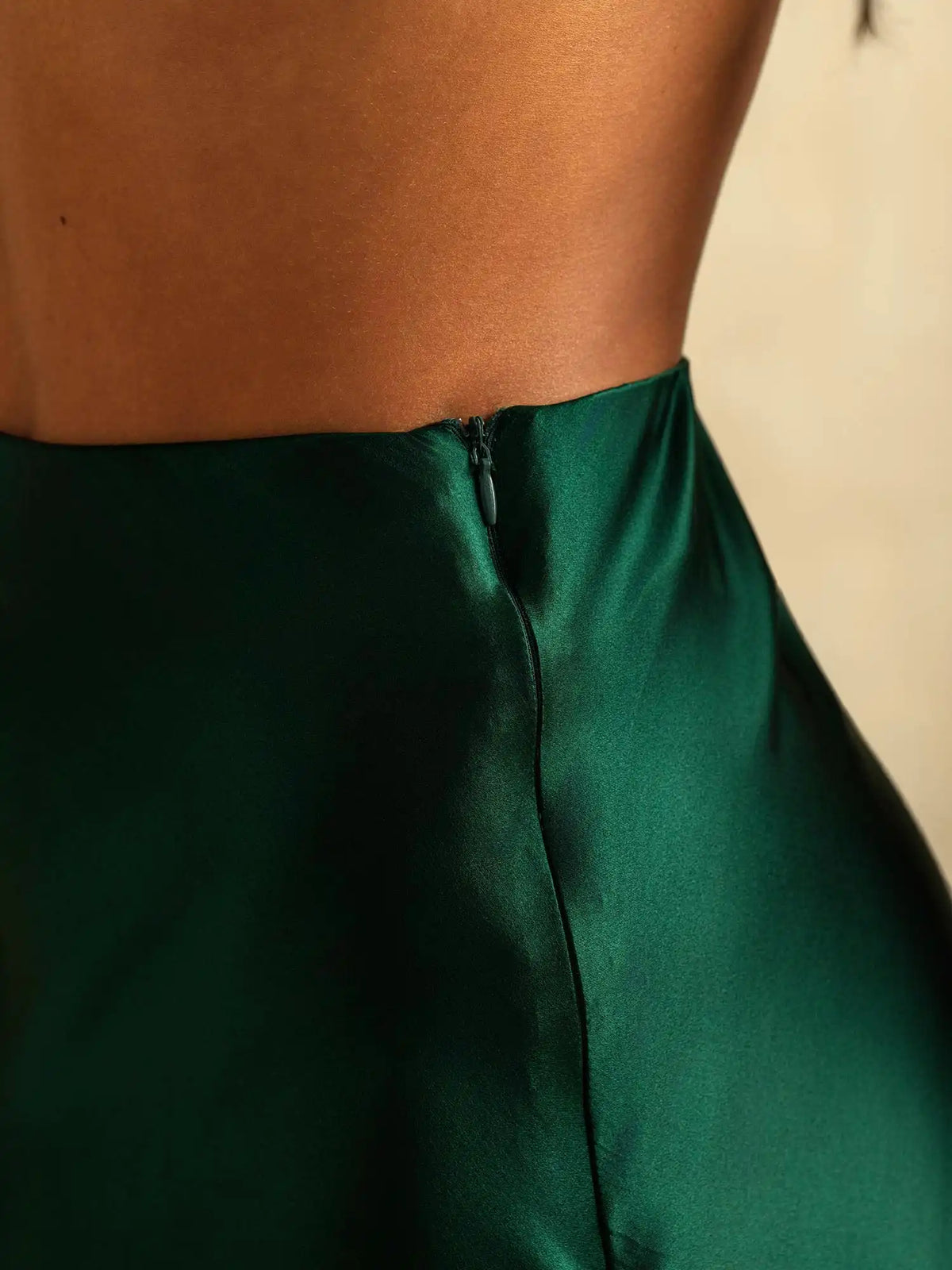100% Mulberry Silk Stretch Long Straight Skirt