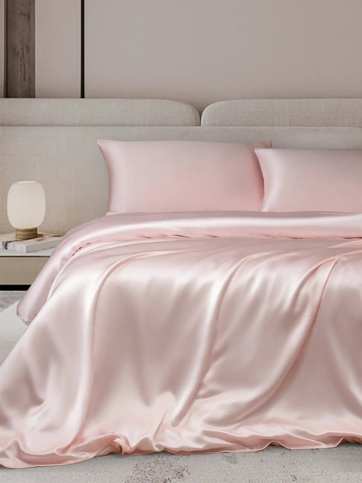 19Momme 3Pcs Silk Set Duvet Cover+2x Pillowcases