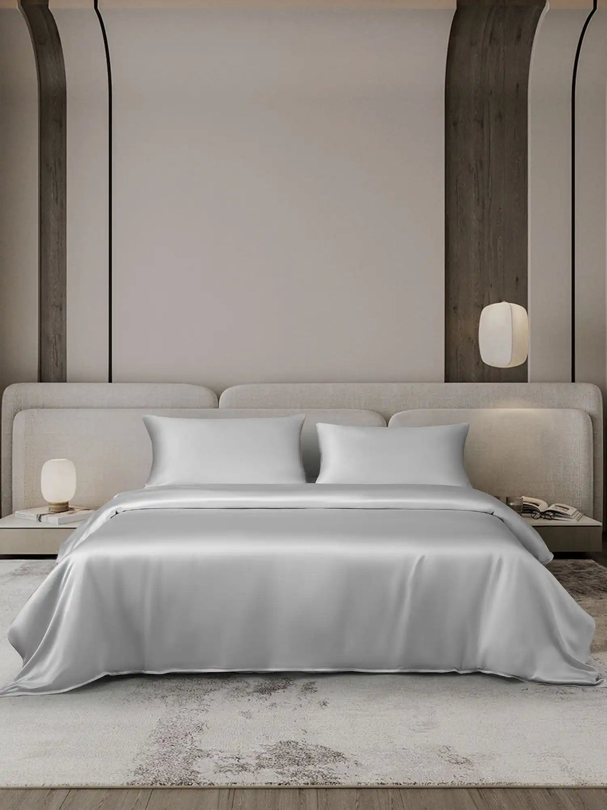 22Momme 3Pcs Silk Set Duvet Cover+2x Pillowcases