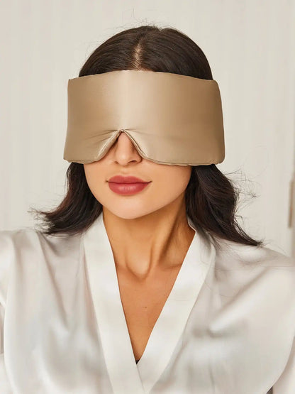100% Mulberry Silk One Piece Silk Sleep Eye Mask With Velcro