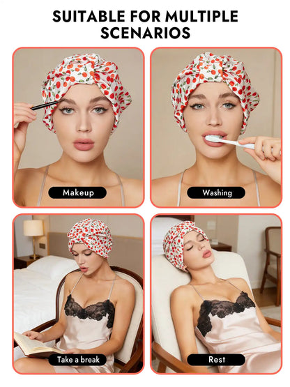100% Mulberry Silk Night Turban Bonnet