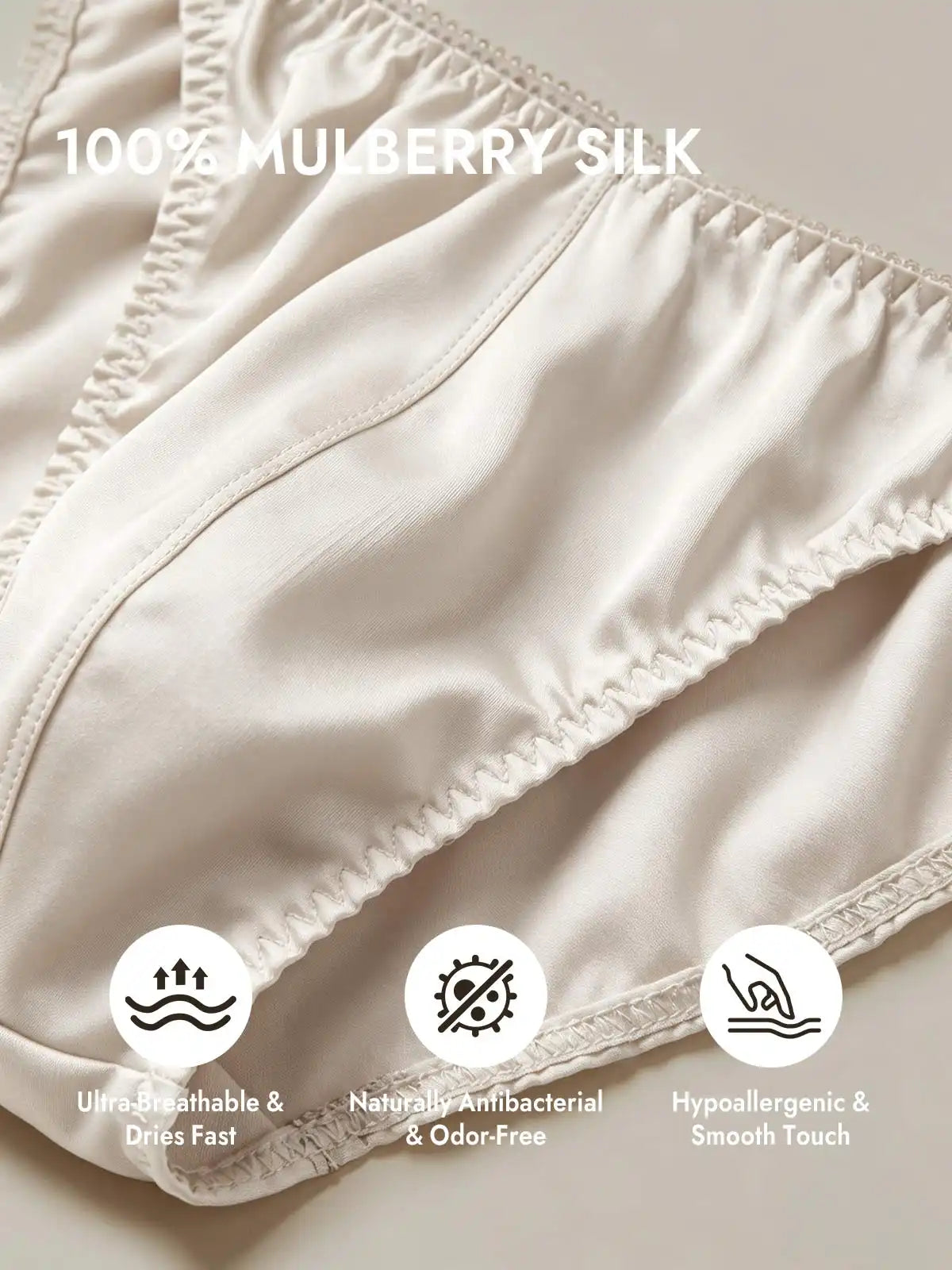 100% Mulberry Silk String Men's Underwear