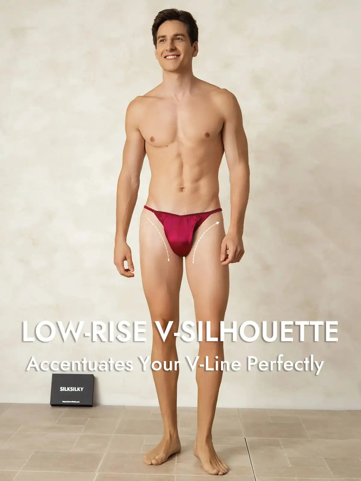 100% Mulberry Silk String Men's Underwear