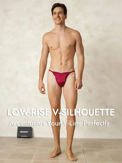 100% Mulberry Silk String Men's Underwear