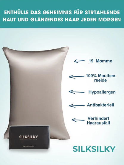 2Pcs 19Momme 100% Mulberry Silk Pillowcases Bundle - Envelope