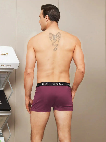 Men‘s Ultra Soft Comfy 100% Mulberry Silk Boxer Underwear