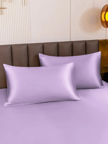 2Pcs 19Momme 100% Mulberry Silk Pillowcases Bundle - Envelope