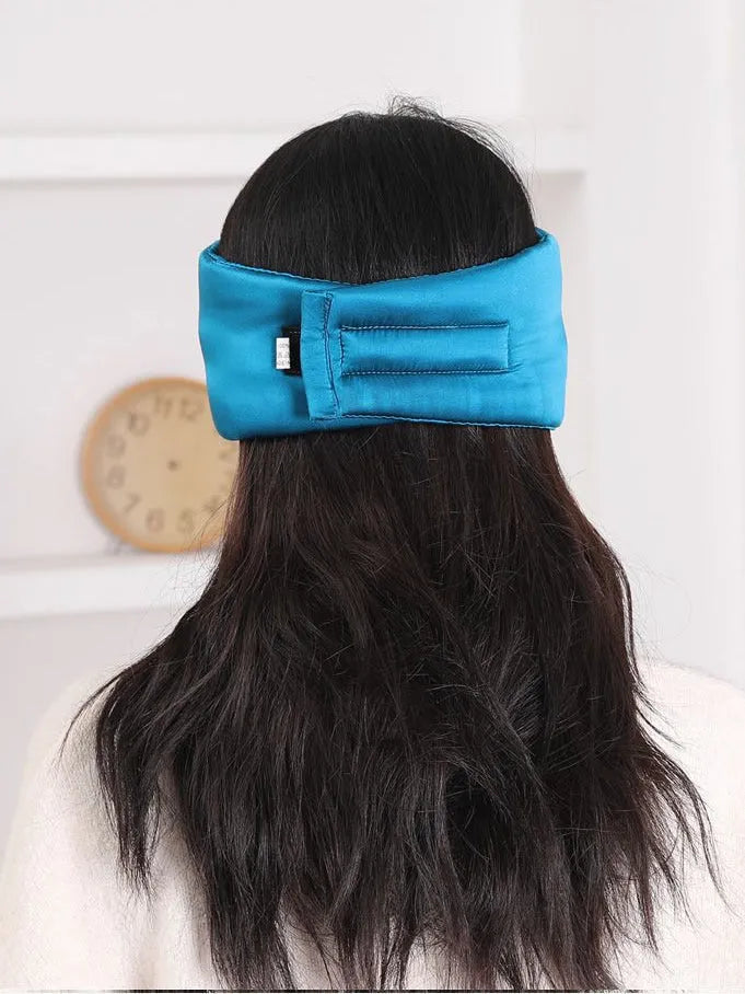 100% Mulberry Silk One Piece Silk Sleep Eye Mask With Velcro