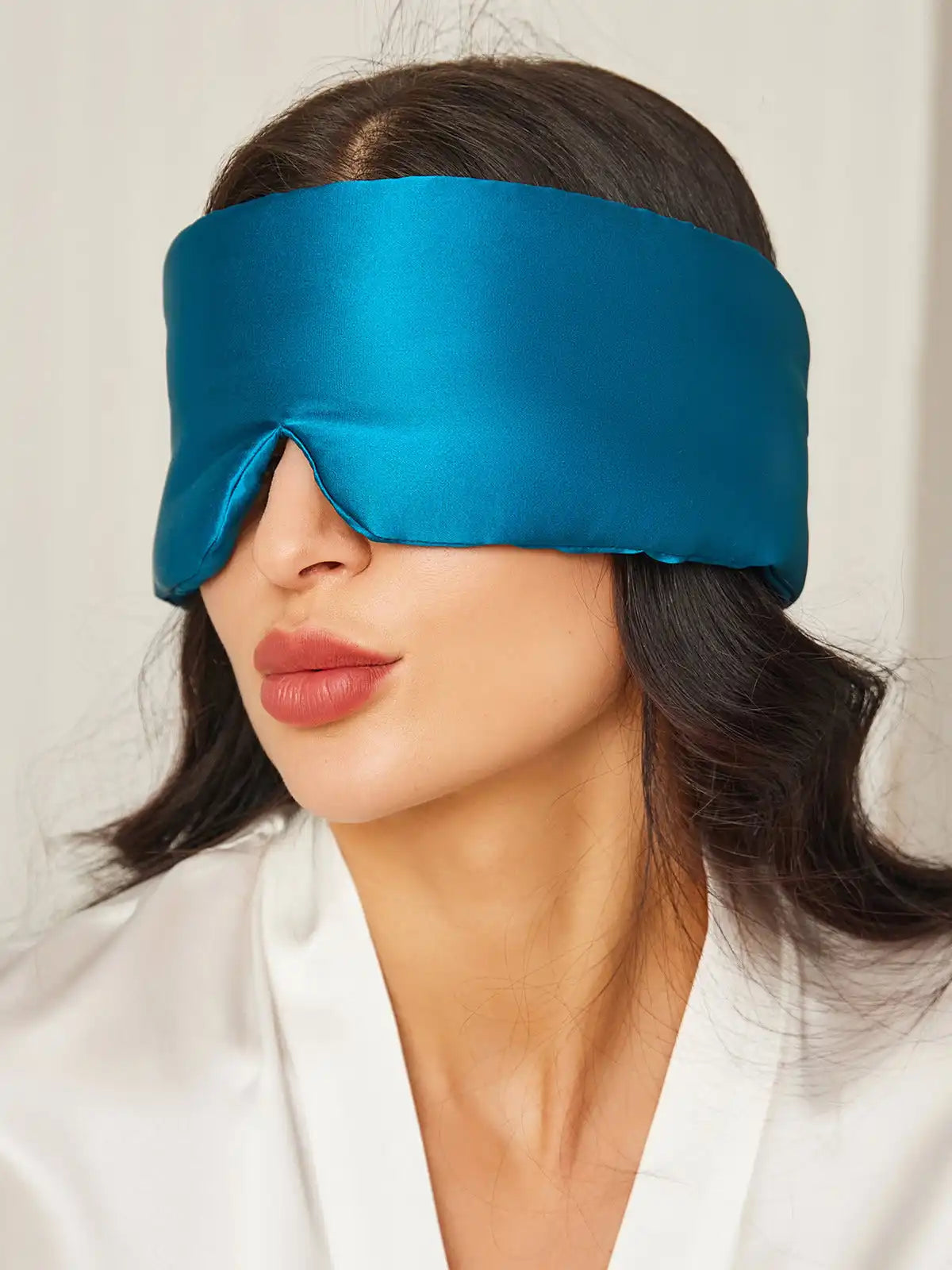 100% Mulberry Silk One Piece Silk Sleep Eye Mask With Velcro