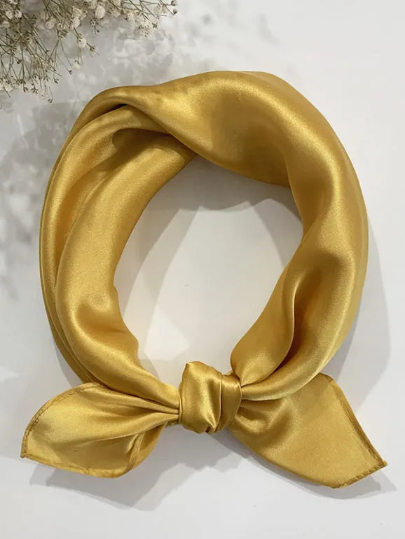 100% Mulberry Silk Square Scarf 53*53cm/21