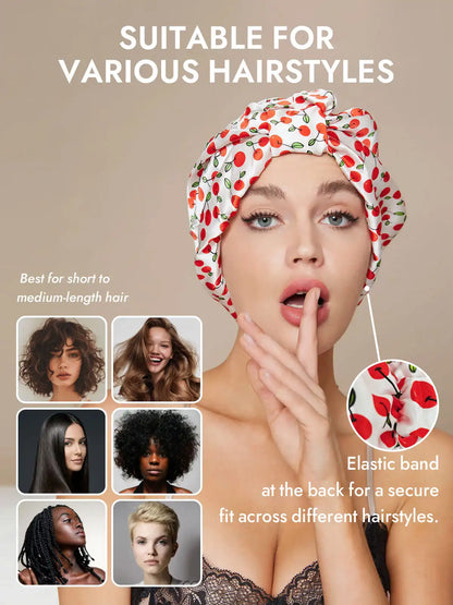 100% Mulberry Silk Night Turban Bonnet