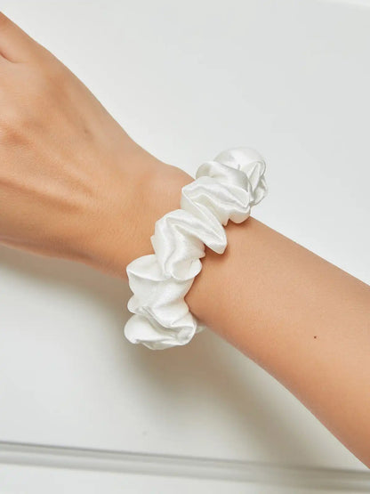 100% Mulberry Silk Soft Classic Hair Scrunchie - 2cm