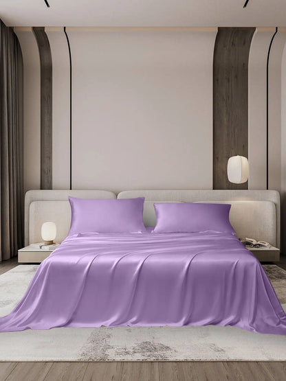 19Momme 3Pcs Silk Set Flat Sheet+2x Pillowcases