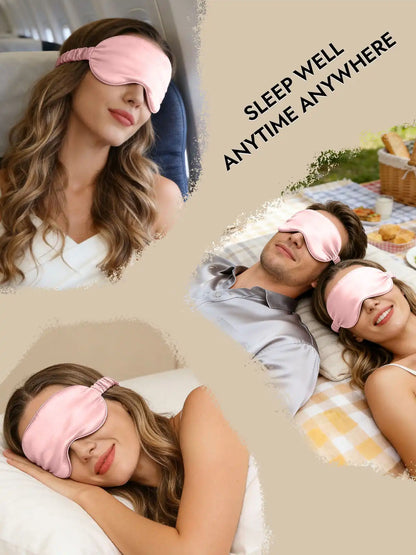 100% Mulberry Silk Sleep Eye Mask with Elastic Band