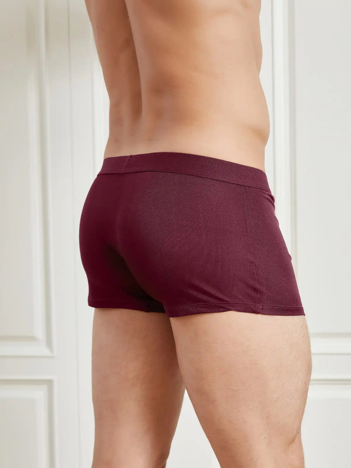 3Pcs Mens 100% Mulberry Silk Boxer Briefs Underwear