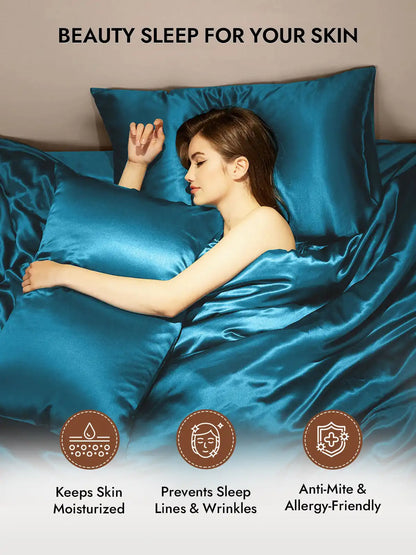 100% Mulberry Silk Pillowcase - Hidden Zipper
