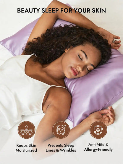 100% Mulberry Silk Pillowcase - Hidden Zipper